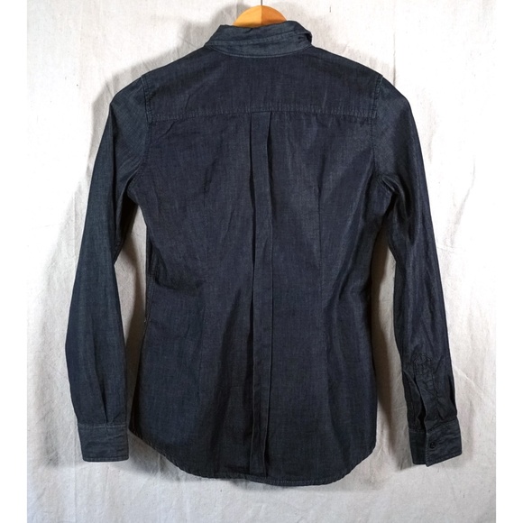 Sisley Women XS Cotton Denim Blouse - Picture 4 of 16